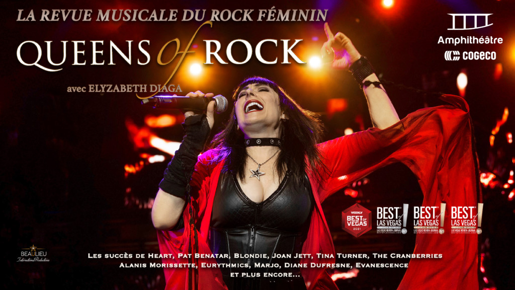 La revue musicale du rock féminin - Elyzabeth Diaga - Queens of Rock