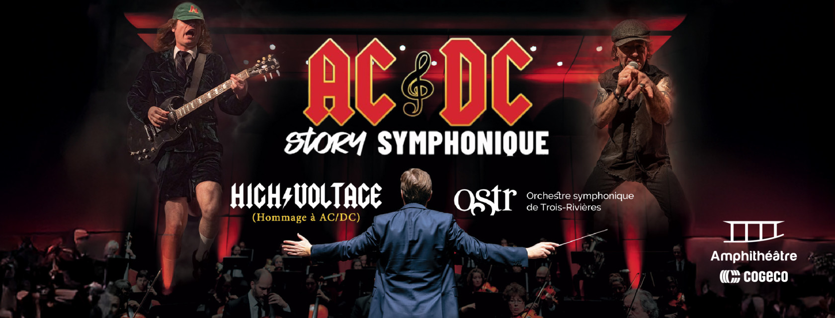 De Back in Black &agrave; Thunderstruck : AC/DC revisit&eacute; en symphonique &agrave; l&rsquo;Amphith&eacute;&acirc;tre Cogeco 
