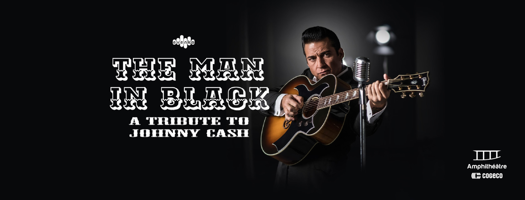 Un hommage à Johnny Cash qui viendra réchauffer la Cool Water à l’Amphithéâtre Cogeco avec The Man in Black 