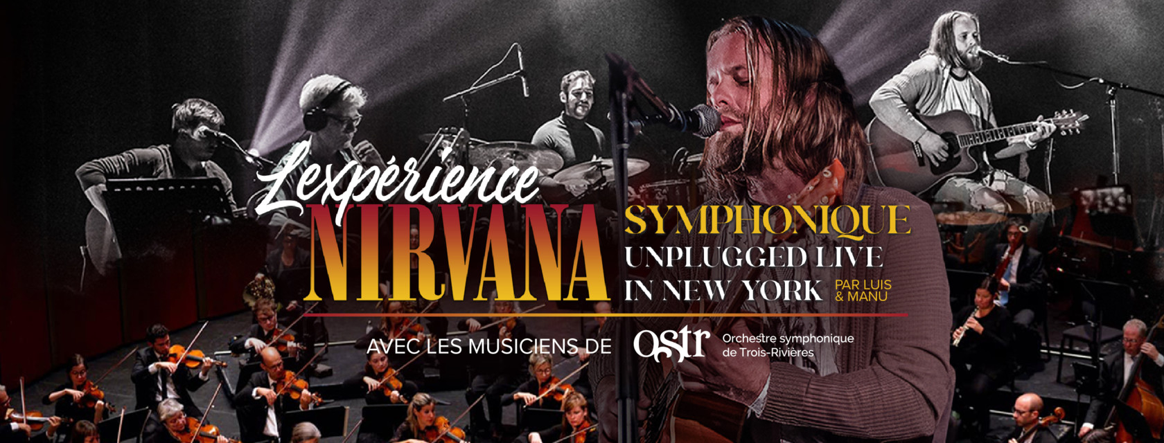 Nirvana renaîtra en mode symphonique unplugged à l’Amphithéâtre Cogeco