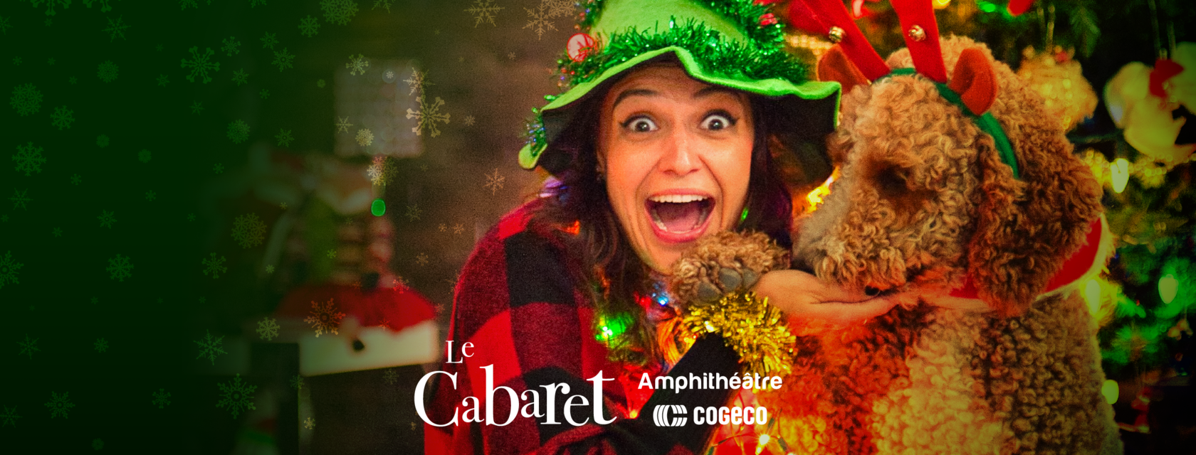 Sara Dufour apporte le Père Noël et ses « bébelles » au Cabaret