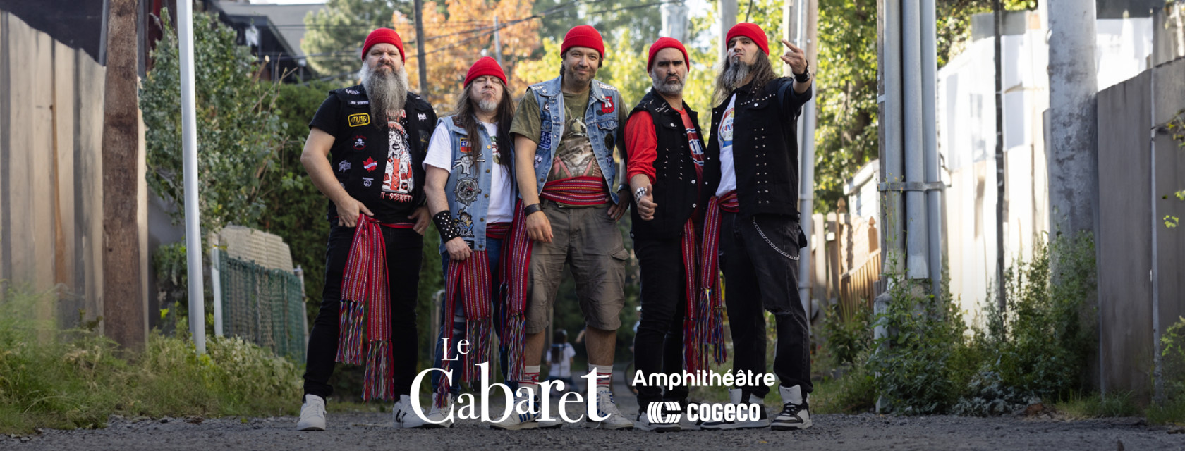 Mononc'Serge and metallers Anonymus reunite for an explosive concert at the Cabaret de l'Amphithéâtre Cogeco