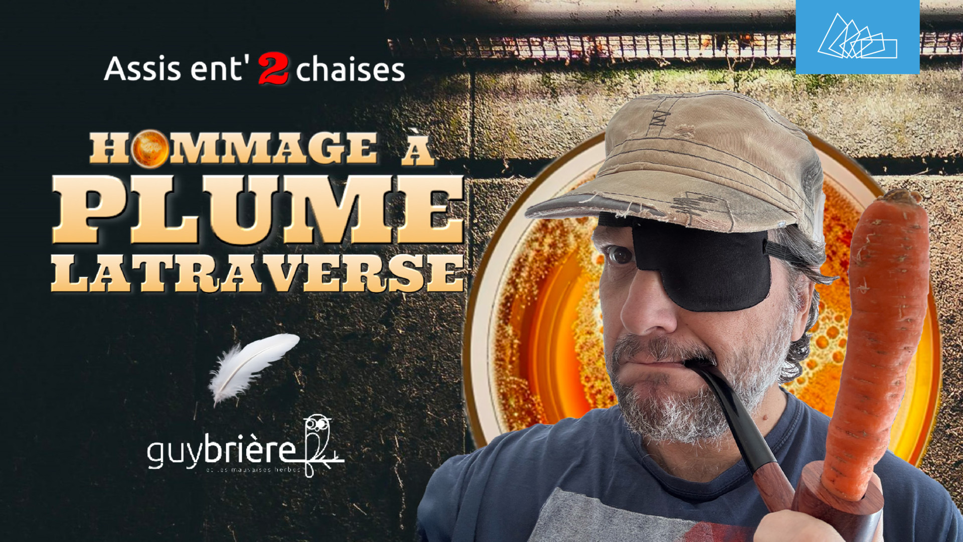 Assis ent&rsquo;2 chaises &ndash; Hommage &agrave; Plume Latraverse