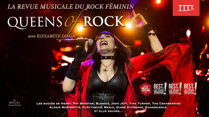 La revue musicale du rock féminin - Elyzabeth Diaga - Queens of Rock