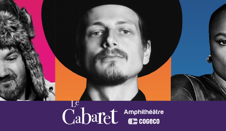Cabaret de l'Amphithéâtre Cogeco unveils three shows from its fall/winter 2024-2025 program