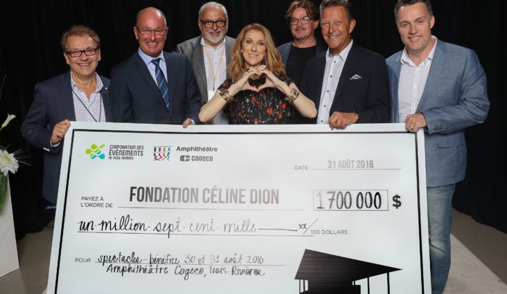 Céline thanks from the bottom of the heart