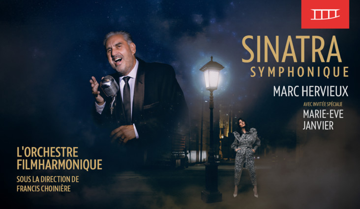 Marc Hervieux célèbre Sinatra avec l’Orchestre FILMharmonique à l’Amphithéâtre Cogeco